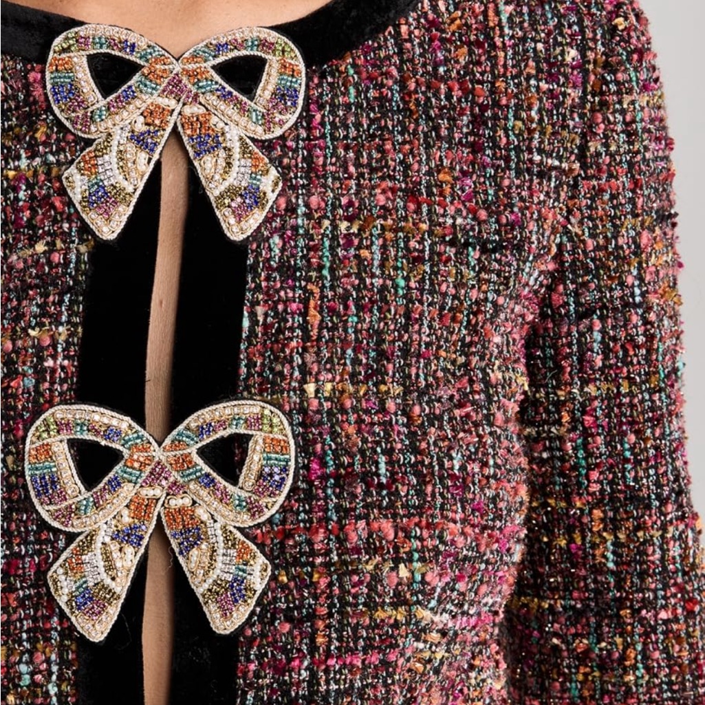 Saloni Size 2 Tweed Dress